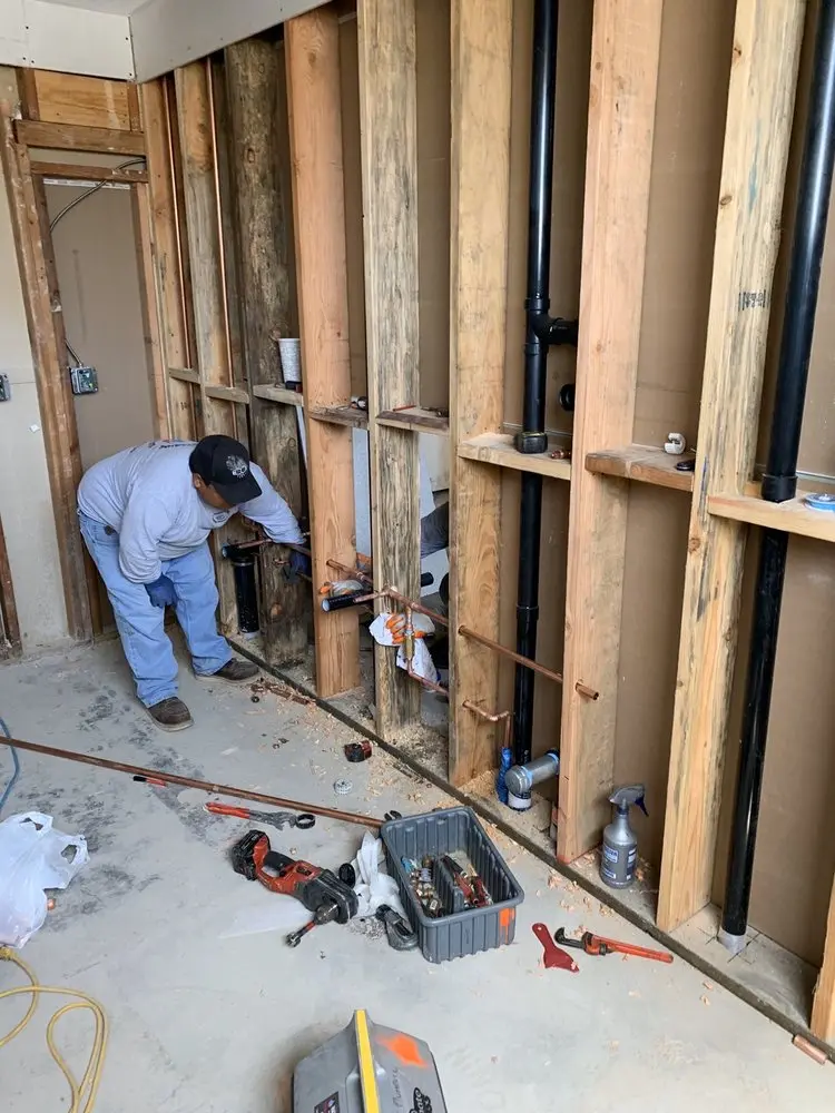 Commercial rough-in plumbing for Commercial Plumbing in Colonial Beach